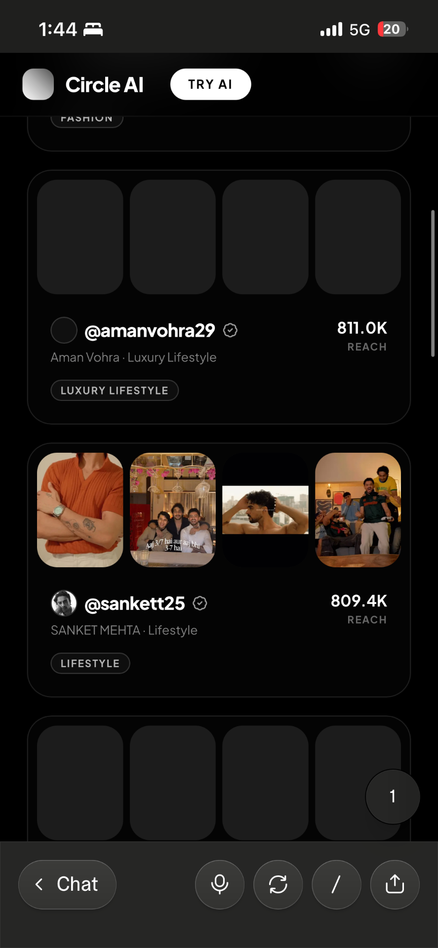 Circle creator app
